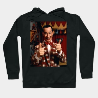 Pee Wee Herman Smiling on camera Hoodie